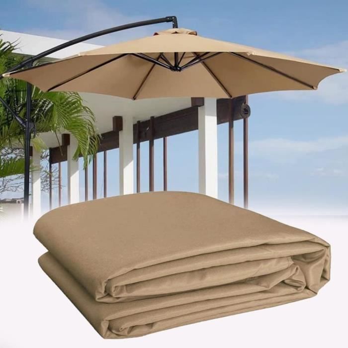 Toile De Rechange Pour Demi-Parasol 270cm - 5 Baleines - SKINCATE