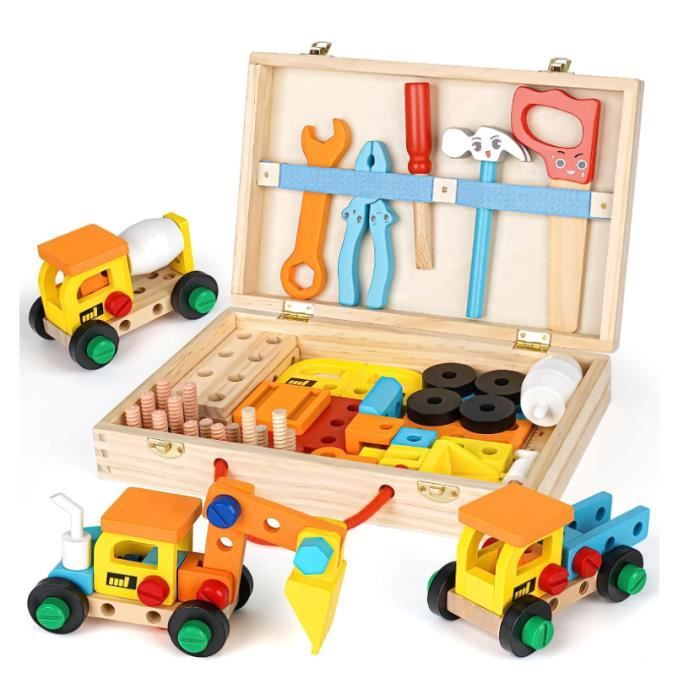 Établi-jouet avec outils pour enfants Garçons et Filles - Bricolage Jeu  d'Imitation Vert + Gris - Cdiscount Jeux - Jouets
