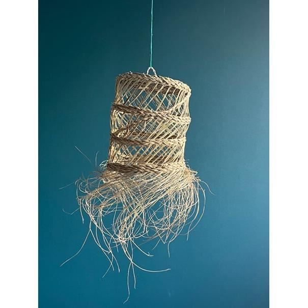 SUSPENSION LUMINAIRE SUSPENSION EN OSIER FORME DE CYLINDRIQUE