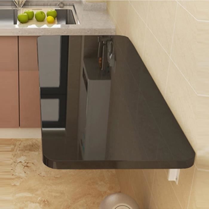 Table Murale Pliante, Table à Manger Murale, Bureau Caché Avec étagère De Rangement, Bureau Extensible En Bois, Table Multifonction Peu Encombrante Pour Salle à Manger, Cuisine, Petit Appartement