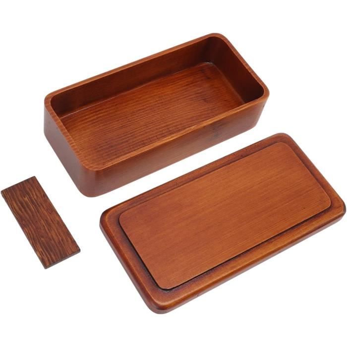 UKCOCO Boîte Bento Japonaise Bois Rétro Lunch Box