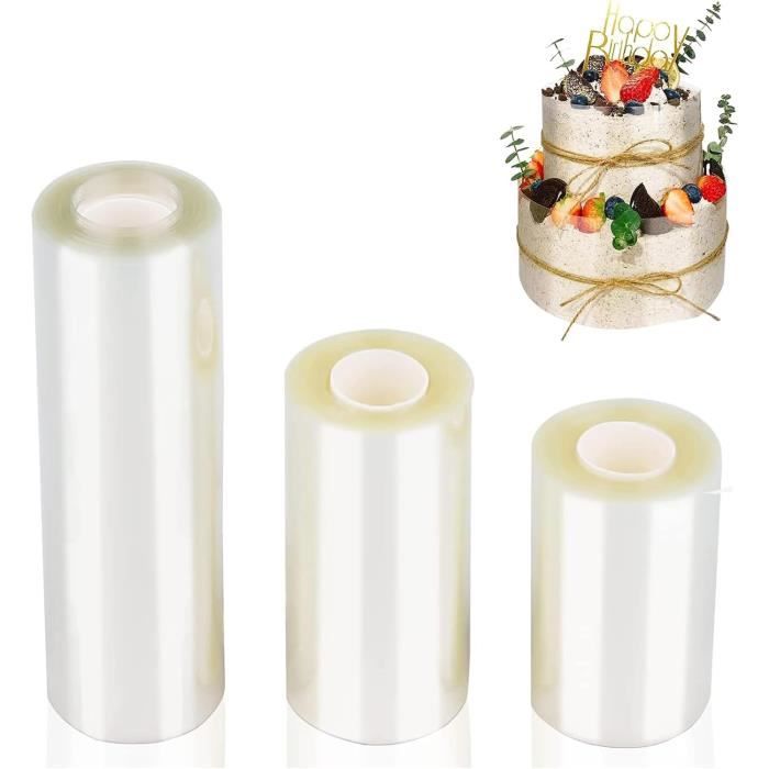 Rouleau Ruban PVC Transparent 10m X 20cm Pour Gâteaux Et Pâtisserie - Bande De Montage Professionnelle