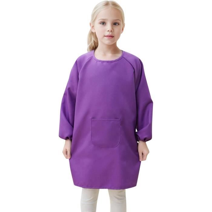 TDEOK Combinaison Artistique Tablier Outils De Peinture Manches Courtes