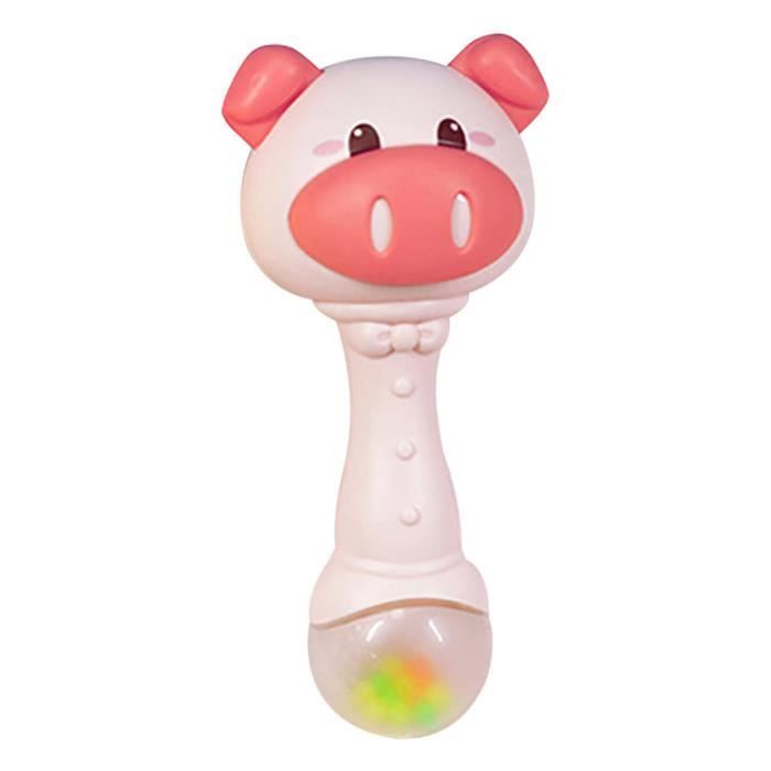 Dessin Anime Cochon Hochet Jouet Bebe Cloche De Formation Poignee Luopk Cdiscount Jeux Jouets