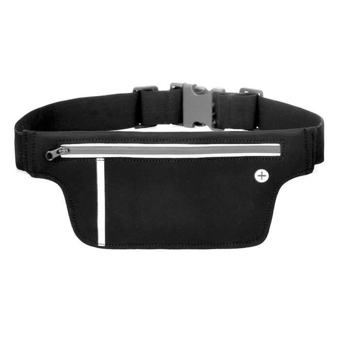 Ceinture De Course Roymart - Porte-Bidons, Sac Banane Réglable Homme/Femme, Noir, Imperméable