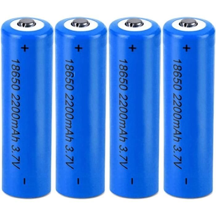18650 Piles Rechargeables, 3.7V Li-ION Batterie 2200mAh Pleine Capacité  Lithium Batteries 18650 Batterie, pour Éclairage Solai[770] - Cdiscount  Jeux - Jouets