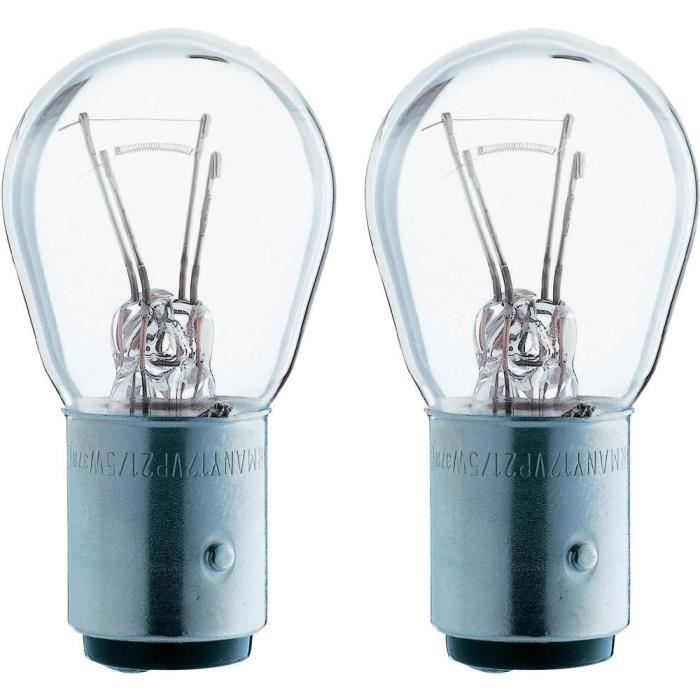 Ampoule lampe P21/5W 12V bifils homologuée CE