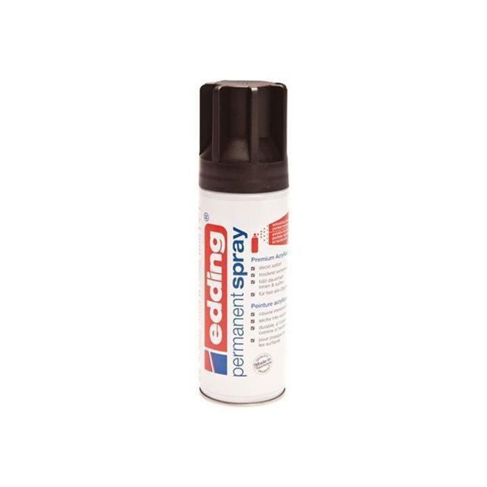edding Premium 5200 Spray paint acrylique permanent matte deep black 200 ml