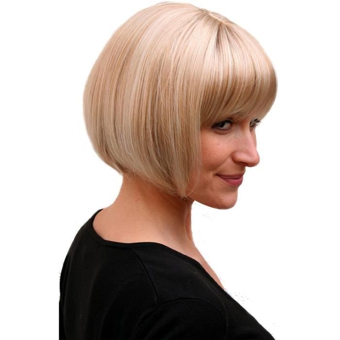 Perruque carré mi-long bleue - Perruques femme - A La Porte Bleue