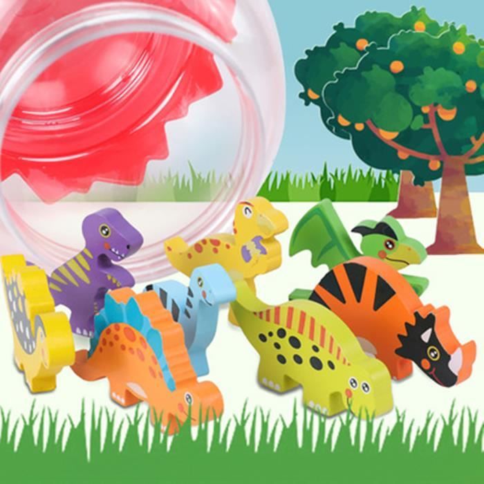 Enfants préscolaire éducatif dinosaure anniversaire bébé enfants jouet  garçons filles 8 pc JEU D'ADRESSE Fu2847 - Cdiscount Jeux - Jouets