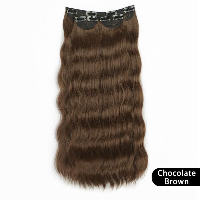 Mèche extensions,extension cheveux clip naturel extensions de cheveux à