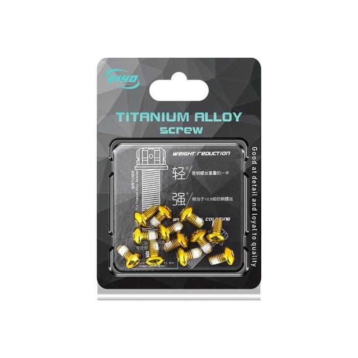 Kit De Vis De Frein à Disque Ashima – M5x10 Acier – VTT/Vélo – Lot De 12, Neuf