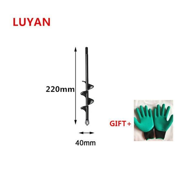 WERHE Foret Professionnel Pour Tarière 40 Mm Pile Bien Précise Spirale Eco Couleur Peinture Avec Adaptateur Hexagonal