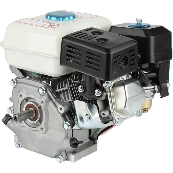 AYNEFY moteur à essence 4 temps Moteur à essence de remplacement à 4 temps 6.5HP Pull Start 168F OHV