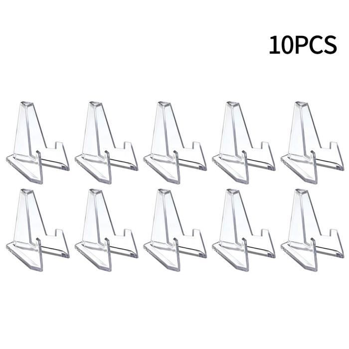 Support De Chevalet Acrylique Transparent 25 Pièces - Mini Chevalets Support De Commande Support De Cartes Support Pour Cartes Support De Cartes