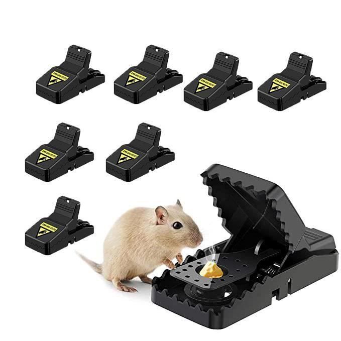 Lot De 6 Pièges à Souris Réutilisables - Tapette En ABS, Facile à Utiliser Et à Nettoyer - Pour Maison, Jardin - 7