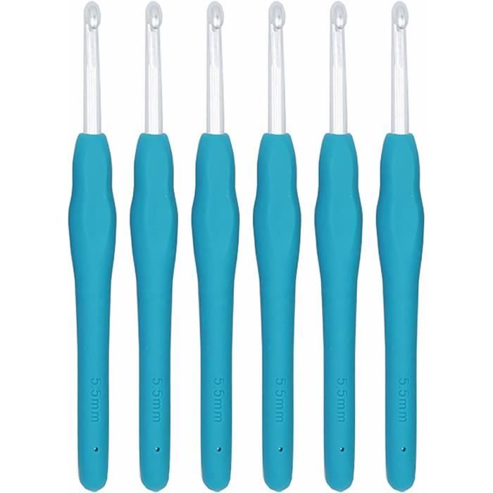 Lot De 8 Aiguilles à Tricoter Avec Poignée Ergonomique