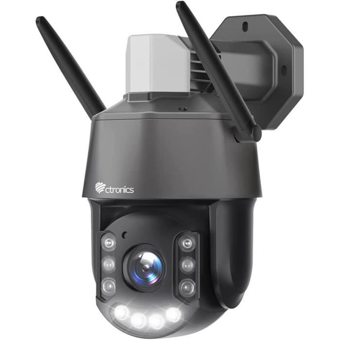 CTRONICS 5MP 30X Zoom Optique Caméra Surveillance Exterieure sans Fil WiFi  Croisière Préréglage Suivi Auto Détection Humaine 150m - Cdiscount Bricolage