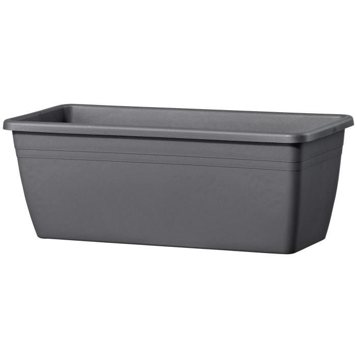 DEROMA Jardinière Day R anthracite - Coloris gris anthracite - 60cm