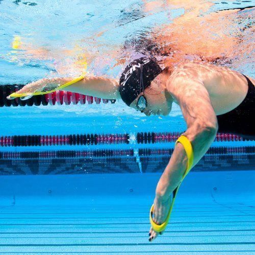 Accessoire de natation - FINIS - 1.05.028.50 - Jaune - Figure Eight - Favorise position avant-bras verticale