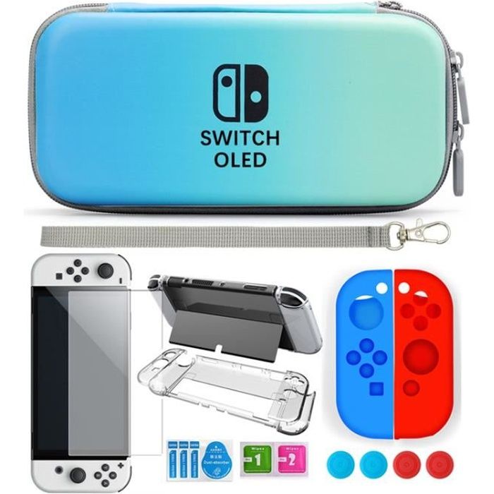 HEYSTOP Pochette pour Nintendo Switch Modèle OLED, Protection pour Switch  OLED Coque Switch OLED Kit Accessoires Housse pour Nintendo Switch OLED  avac
