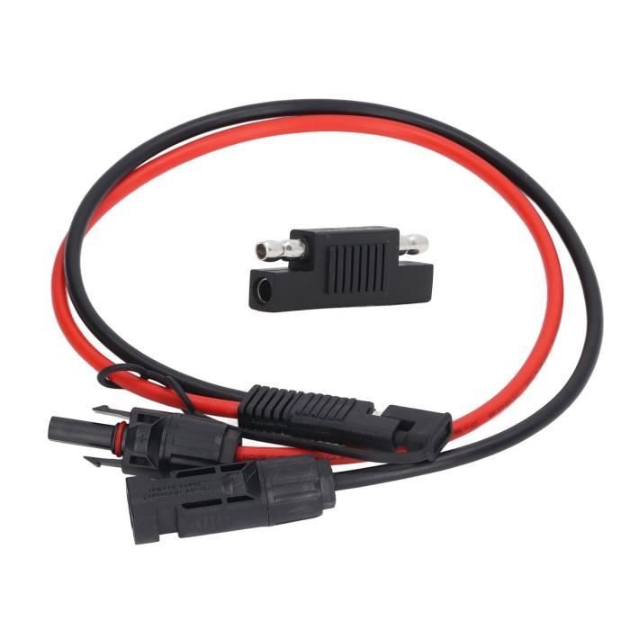Câble Raccordement Solaire SAE Vers XT60 12 AWG 1m - Extension Panneau Solaire