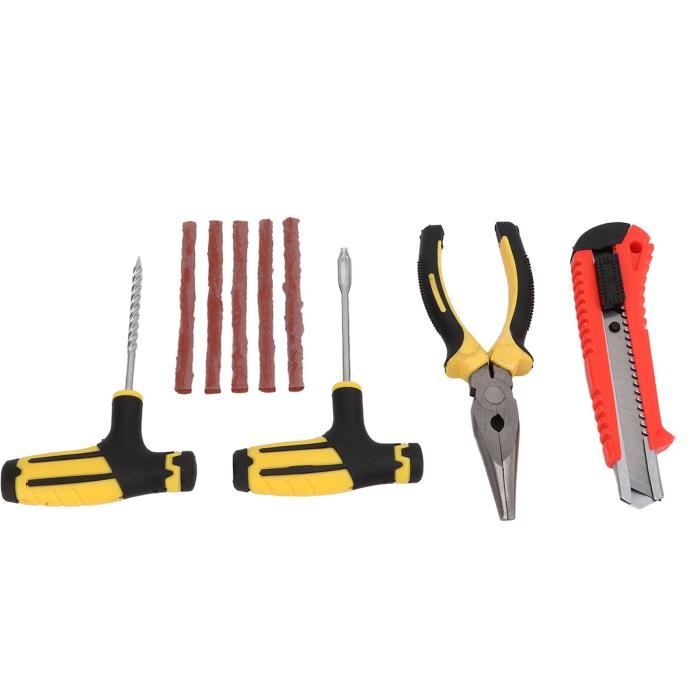 Jeu De 30 Outils Pour Réparation De Pneus Auto - Clé à Cliquet, Douilles, Tiges - Nécessaire Voiture