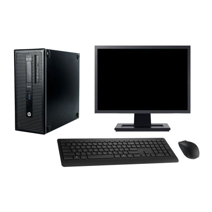 PC Tour HP 600 G1 Ecran 22 Intel G3220 RAM 16Go Disque 250Go Windows 10 Wifi - Hewlett packard