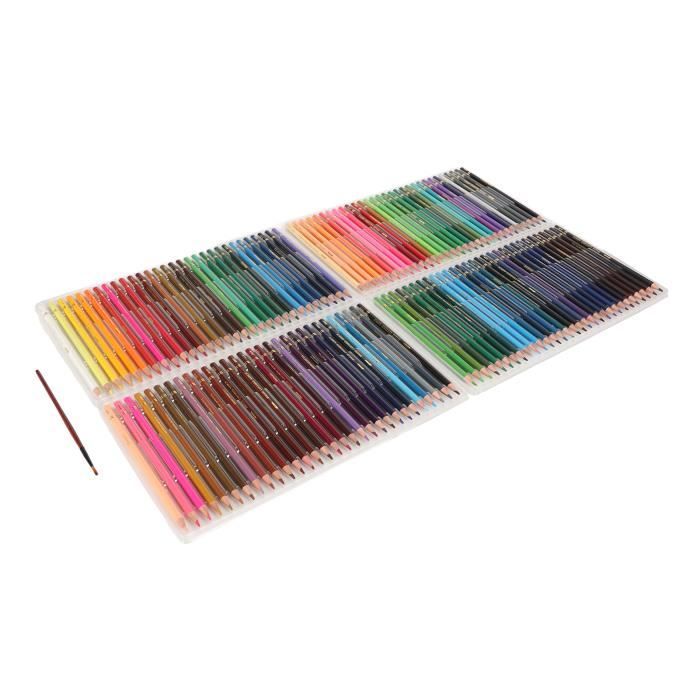 Set De 72 Crayons Aquarelle KALOUR - Professionnels Prédécoupés - Avec Pinceaux Et Taille-crayon - Idéal Pour Artistes Et Débutants