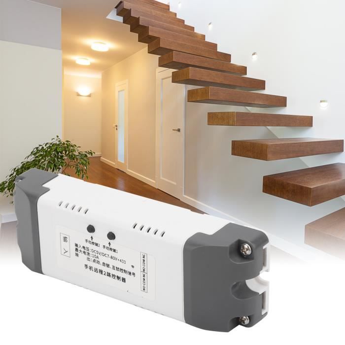 Module Relais WiFi Intelligent SODIAL – Interrupteur Lumineux Connecté, Compatible Domotique