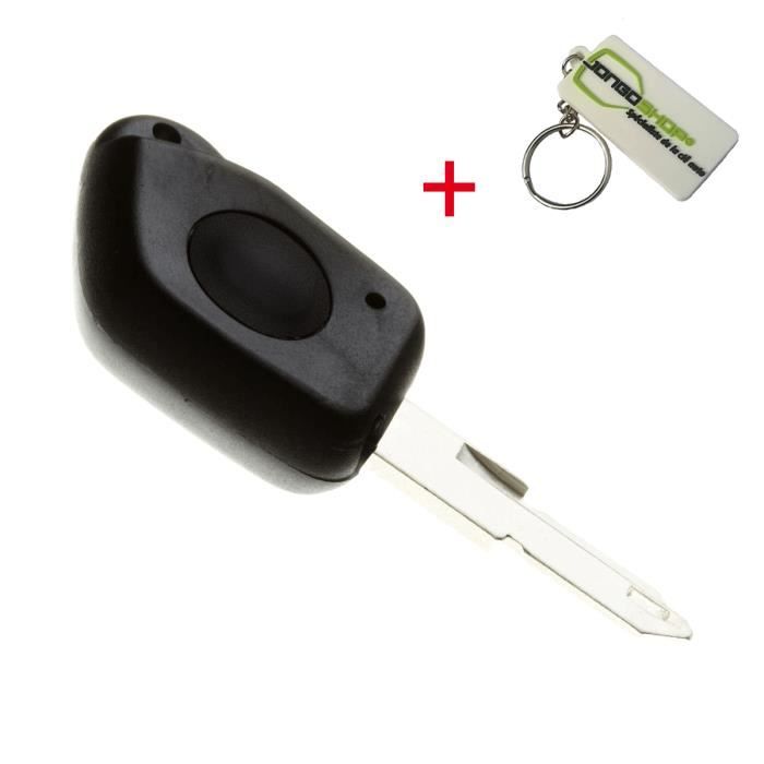 Coque Télécommande Peugeot - Remplacement Clé Plip 2 Boutons Pour 106, 206, 307 | Compatible Transpondeur ID46