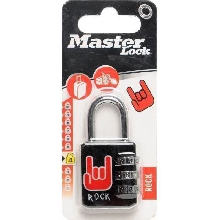 MASTER LOCK Cadenas à combinaison 30 mm Rock