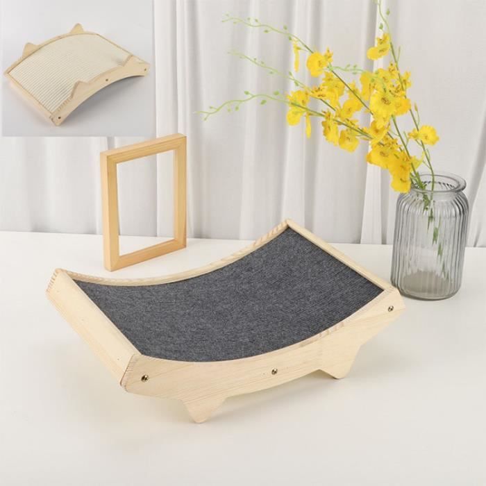 Comparer les prix de MENGDA Griffoir pour Chat - 2 en 1 Griffoir Chats - Peut être Utilisé comme Grattoir Chat  Lit Chats (58*28.8*12.5cm),GRIS