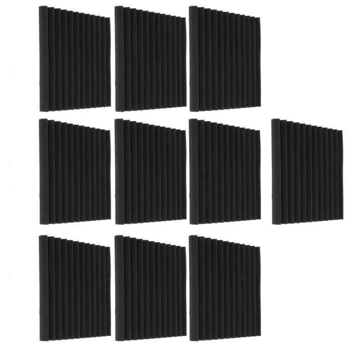 Lot De 24 Panneaux Acoustiques Auto-adhésifs Ignifuges De 5 Cm D
