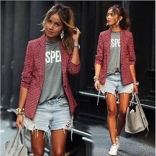 tailleur decontracte femme