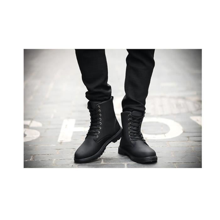 boots hommes noires