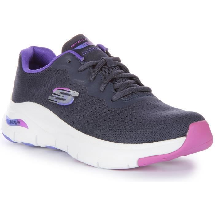 Skechers Baskets à lacets Skechers Arch Fit-Infinity Cool pour femmes - Marine Multi - Taille 40