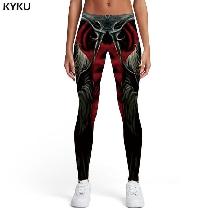 legging squelette femme