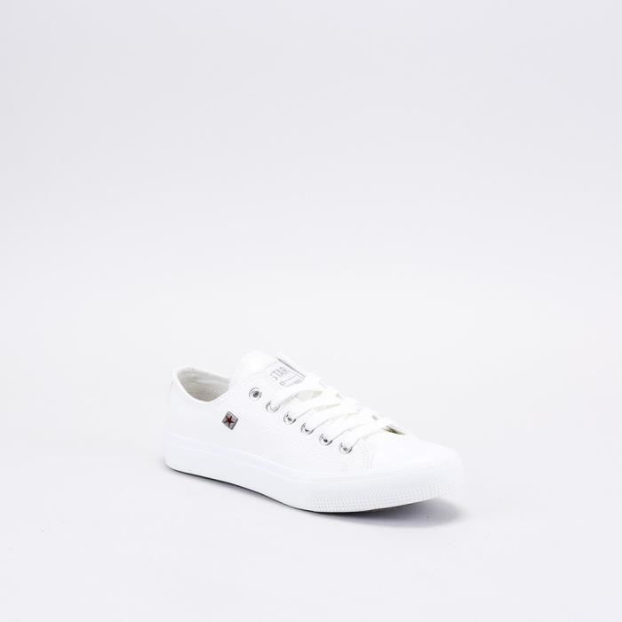Baskets Big Star V174347 Blanc - Homme/Adulte - Lacets - Synthétique - Plat Baskets Big Star V174347 Blanc - Homme/Adulte - Lacets - Synthétique - Plat