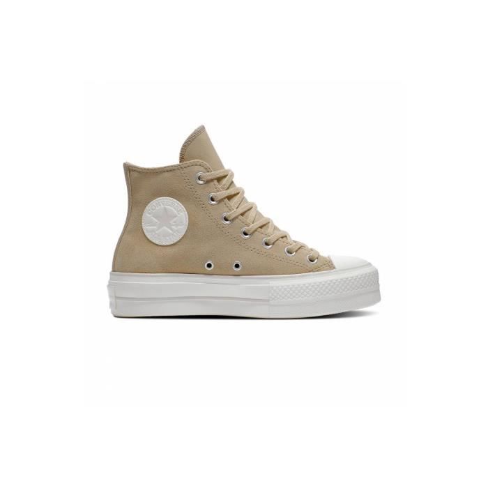 Sneakers - CONVERSE - Chuck Taylor All Star Lift Hi - Marron - Femme