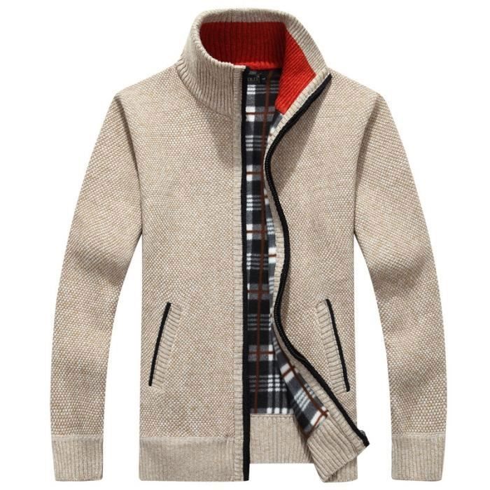 Gilet laine fourré homme online