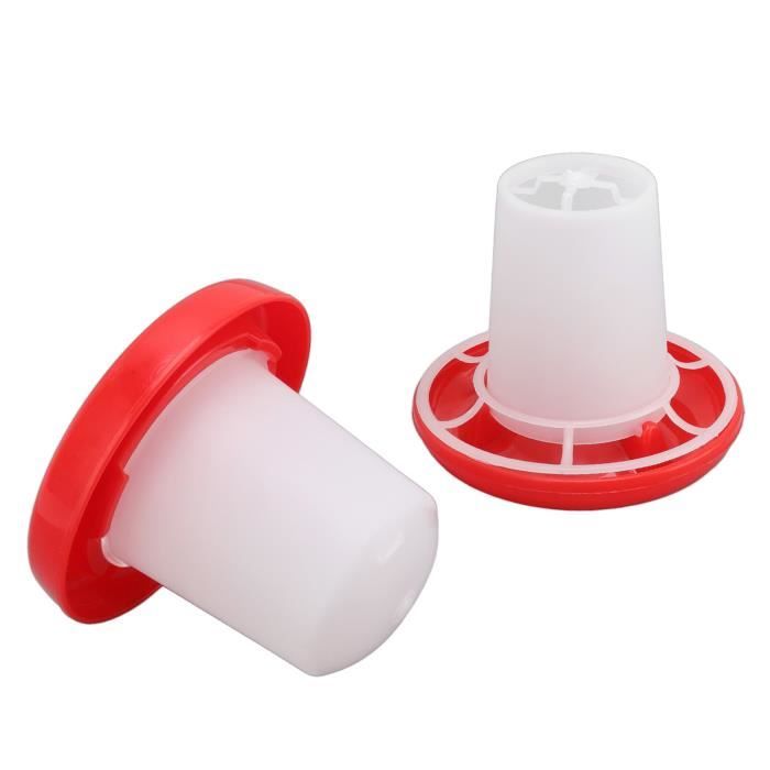 Meilleurs prix pour Mxzzand Mangeoire pour poussins Kit dalimentation et dabreuvoir pour poussins Conception à manchon rotatif animalerie seche