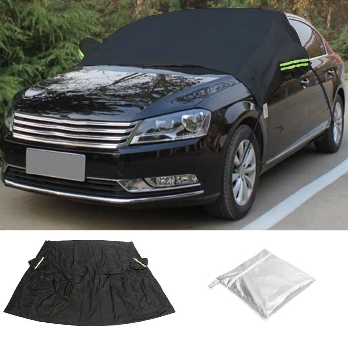 Housse Protection De Couverture Pare Brise Pour Voiture Noir Achat Vente Bâche De Protection Housse Protection De Cdiscount