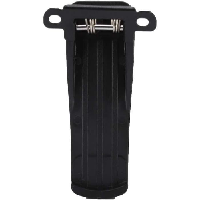 Lot De 5 Clips De Ceinture Pour Talkie-walkie Retevis (modèles H777, BF-666S, BF-777S, BF-888S) - Noir