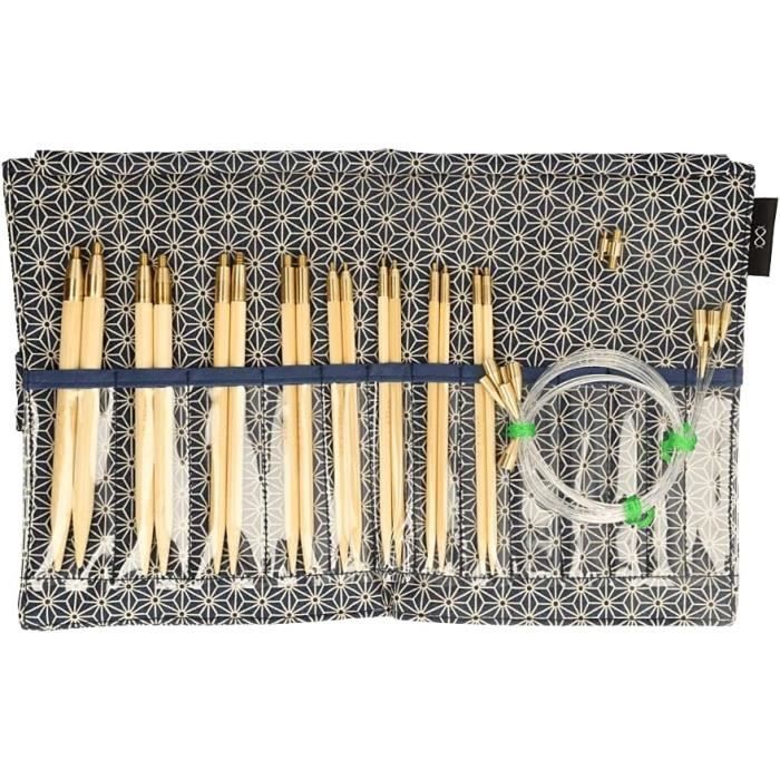 Aiguille simple en bambou KnitPro 25 cm 10,00 mm - 1 pi ce on