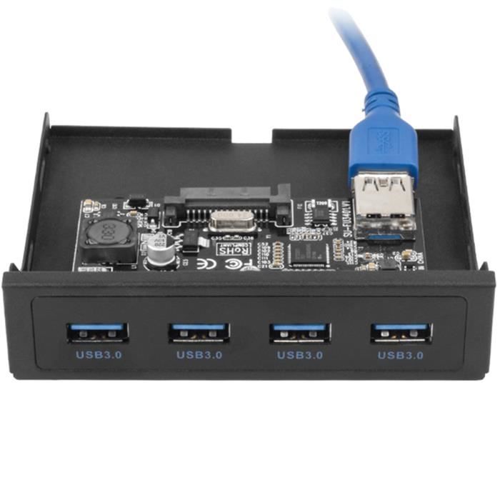 Carte D'Extension USB Pci-E Vers USB 3.0 Pc Panneau Avant Adaptateur ...
