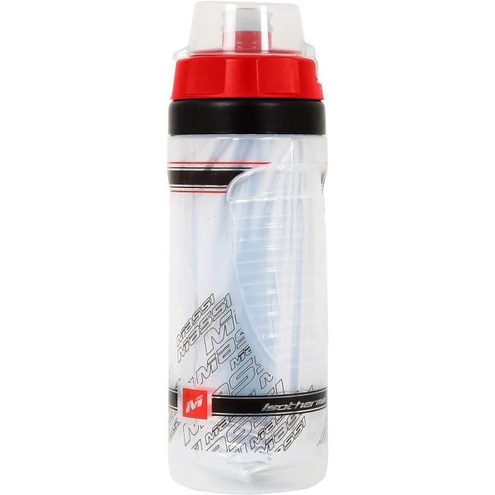 Bidon Massi Basic Transparent 500 Ml Gris Noir