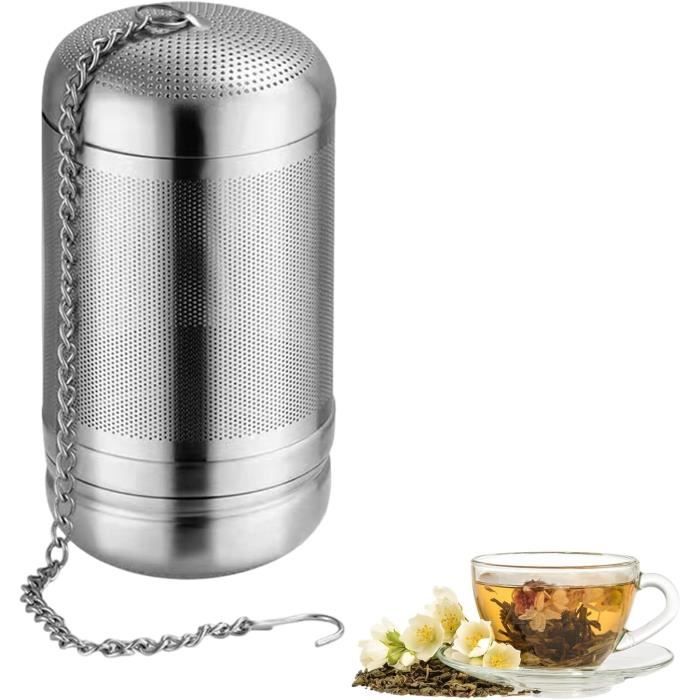 Infuseur Thé, Passoire à Thé en Acier Inoxydable, Filtre à Thé avec Crochet de Chaîne