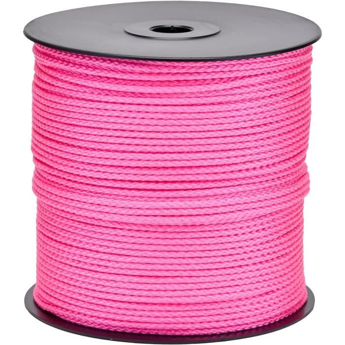 Corde Tressée En Polyester D'une épaisseur De 6 Mm Et D'une Longueur De 500 M De Couleur Blanche Vidaxl