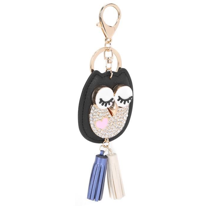 Porte-Clé Hibou Strass main image 1